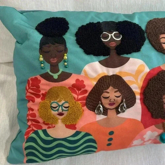 Spirit of Love | Feather Filled Decorative Pillow| Beautiful Faces NWT - Picture 2 of 9